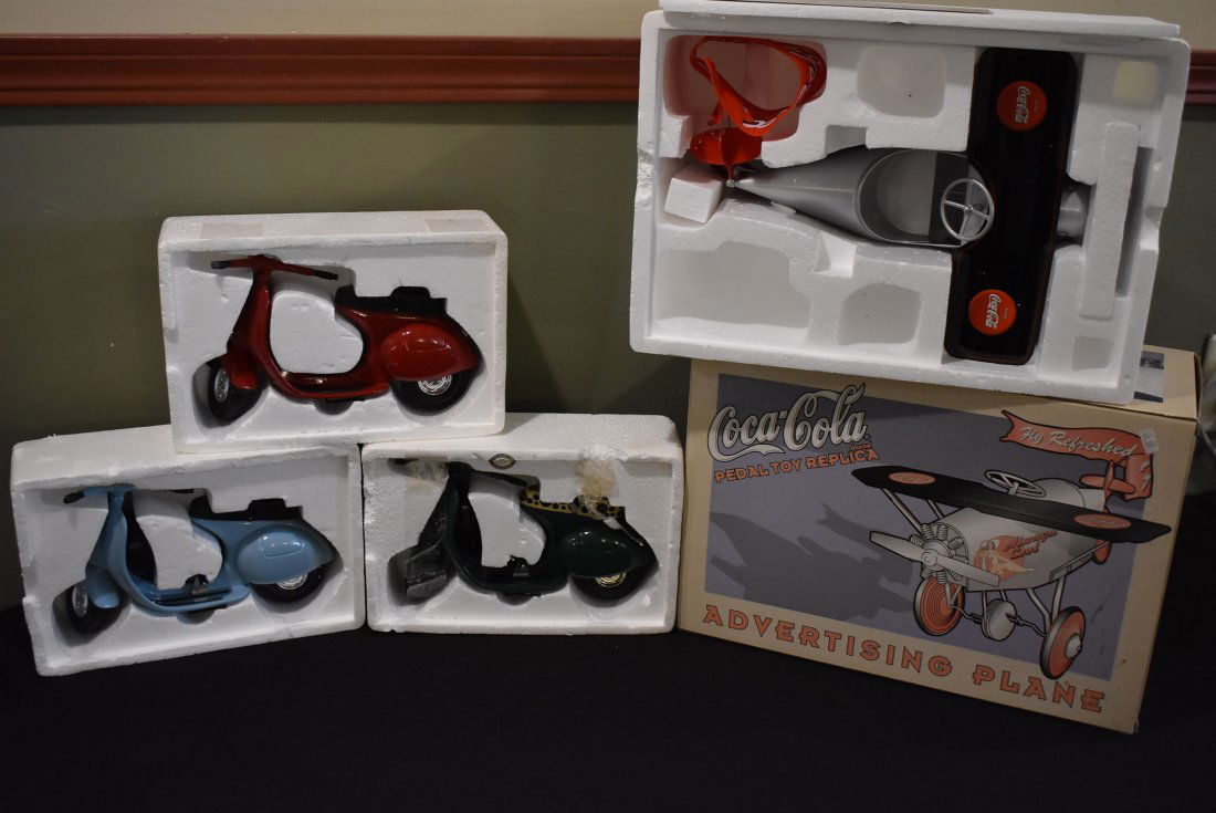 Lot of 4 Mini Die- Cast Pedal Cars NEW (1 of 4)