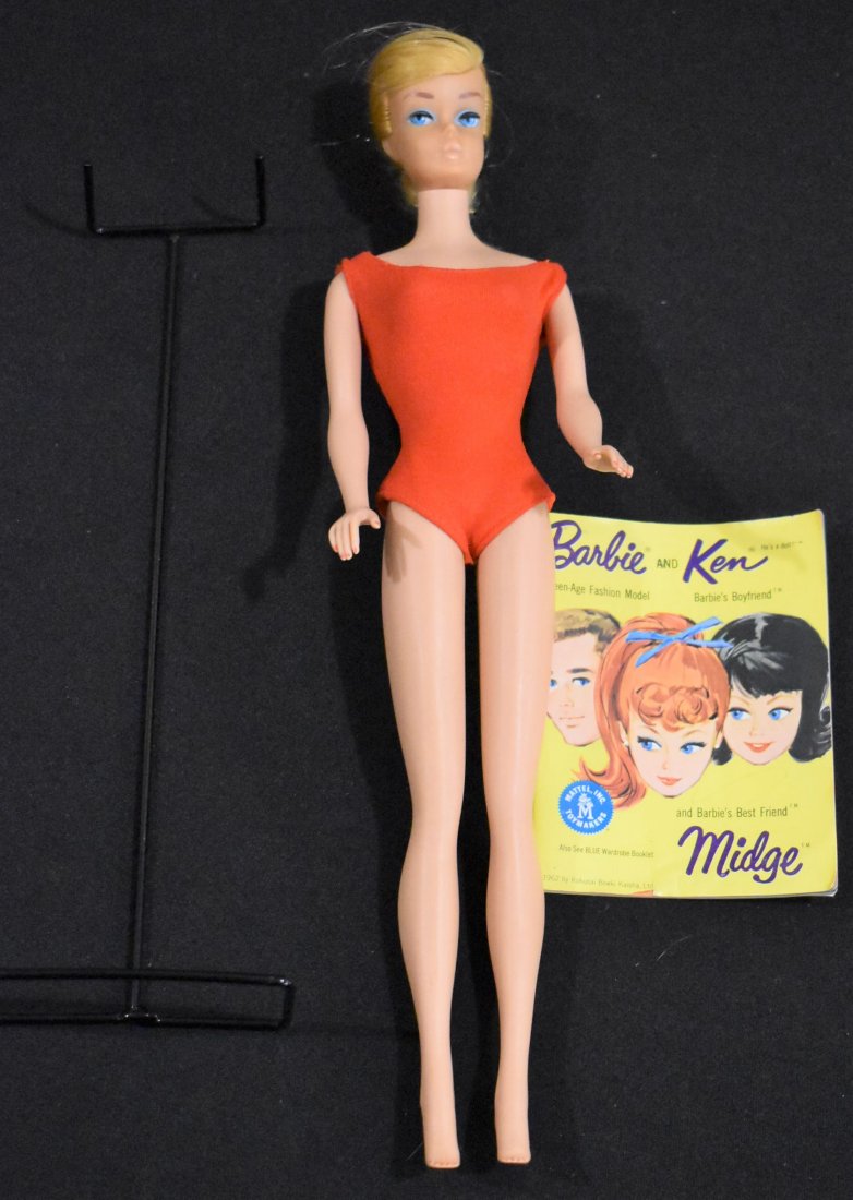 1964 Barbie Swirl Ponytail Blonde Doll: 1964 Barbie Swirl Ponytail Blonde Doll. We are not Graders so you should check out all of the pictures to make a judgment on the condition for yourself.