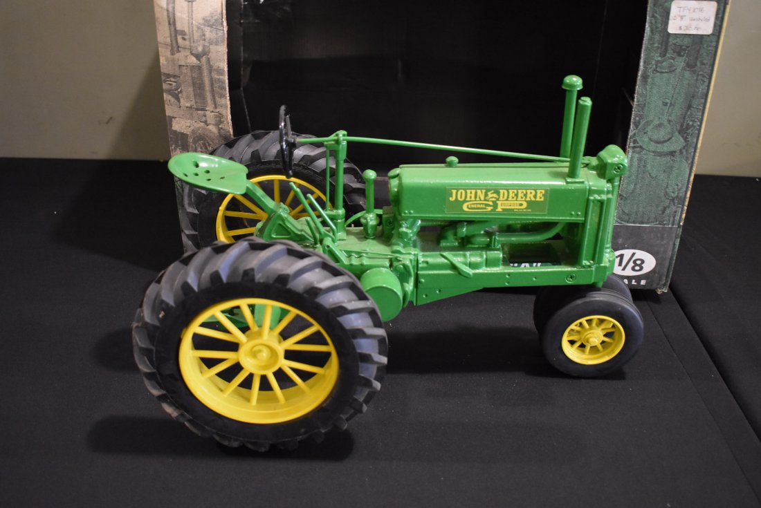 1/8 Scale John Deere Model "A" Die-Cast Tractor: 1/8 Scale John Deere Model "A" Die-Cast Tractor, in original box.
