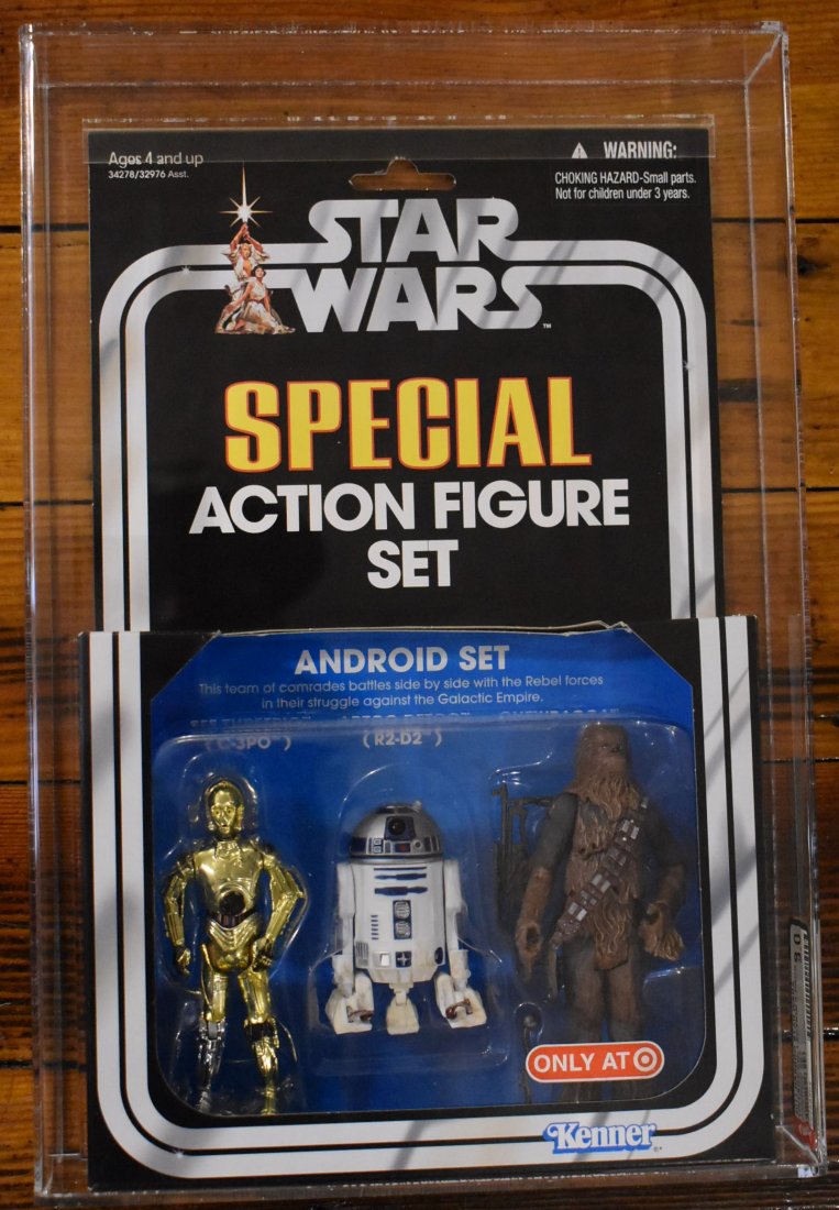 2011 Hasbro Star Wars Android Set 3 Pack AFA 9.0: 2011 Hasbro Star Wars Vintage Collection Target Exclusive Android Set 3 (Three) Pack AFA Graded 9.0 #26255302