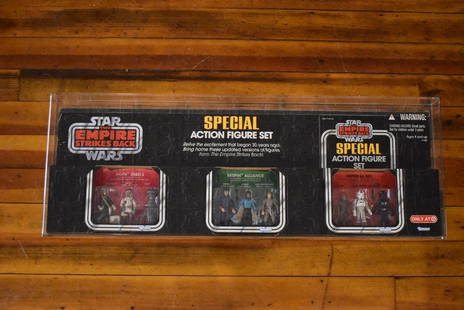 Star Wars Vintage 9-Pack Figure set 2010 Target AFA 8.0: 2010 Hasbro Star Wars Vintage Collection 9-Pack Special Action Figure Set Target Exclusive AFA Graded 8.0 - Figures and Case are in great shape and already graded and ready for your collection!! Case