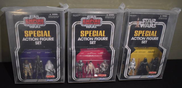 3 AFA Graded Target Ex. Star Wars 3 Packs AFA 8.5-9.0: 3 AFA Graded Target Ex. Star Wars 3 Packs AFA 8.5-9.0 - Lot of 3 already graded and ready to add to your collection.