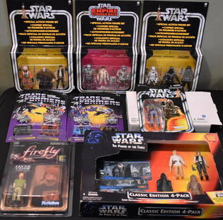Mixed New Unopened Toys Star Wars Transformers Firefly: Mixed New Unopened Toys Star Wars Transformers Firefly - you get all items shown