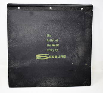 Vintage Seeburg Jukebox Salesman Presentation Book RARE: Vintage Seeburg Jukebox Salesman's Presentation Book. It is large, measuring 17" x 17". Outside has wear, interior pages are clean. Not all are photographed.