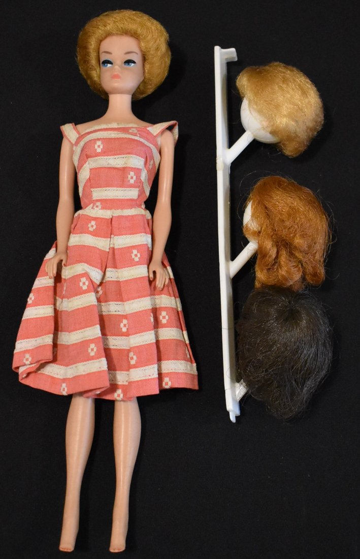 Fashion Queen Barbie Doll W/ Wigs & Wig Stand: Fashion Queen Barbie Doll W/ Wigs & Wig Stand - please See Photos for Condition
