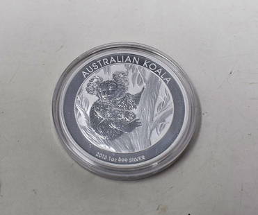 2013 1oz Silver Australian Koala Coin: 2013 1oz Silver Australian $1 Koala, uncirculated