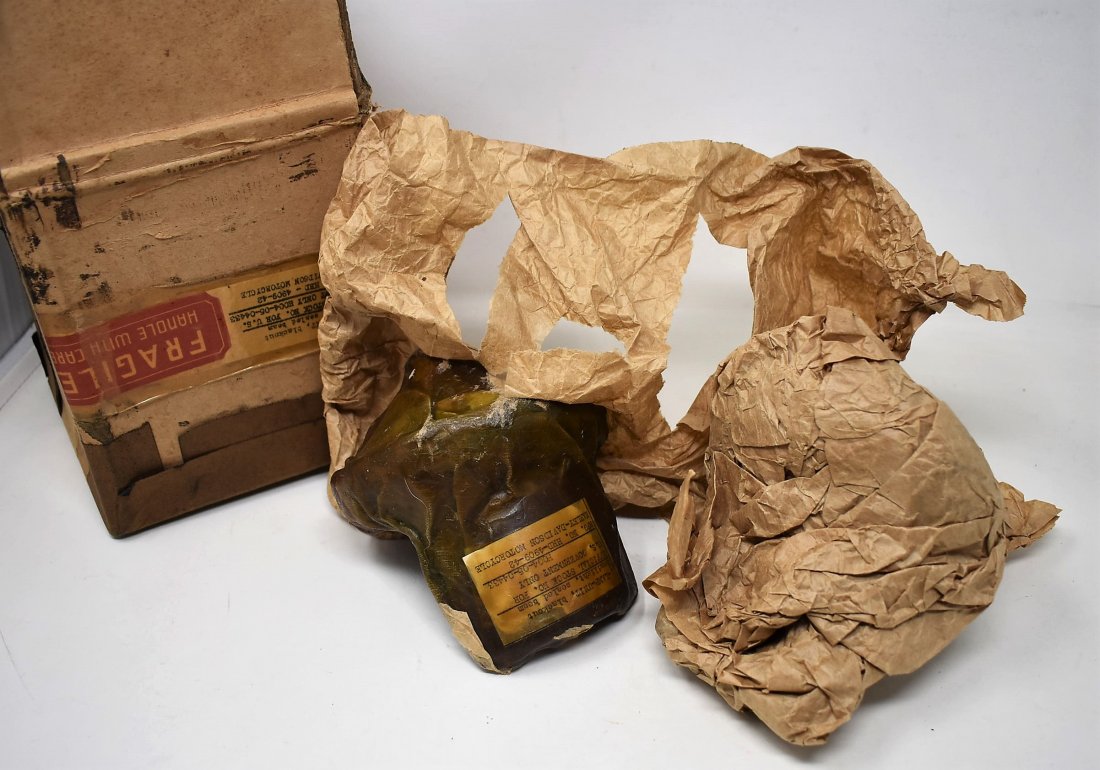 WWII Harley Davidson Blackout Headlights NEW: WWII Harley Davidson Seal Beam Blackout Headlights (2) New in Original Box.