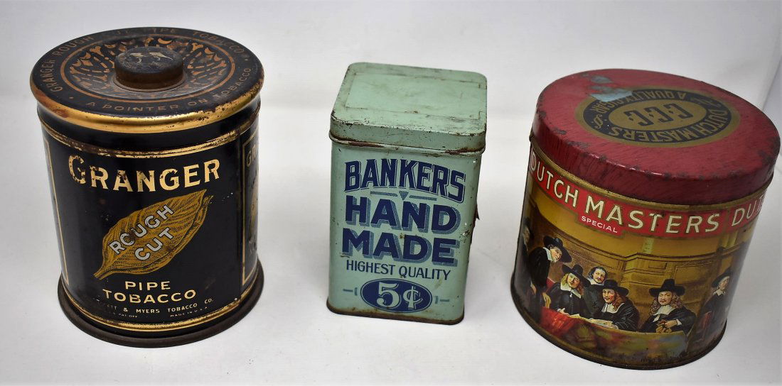Group of 3 Vintage Tobacco Tins (1 of 5)