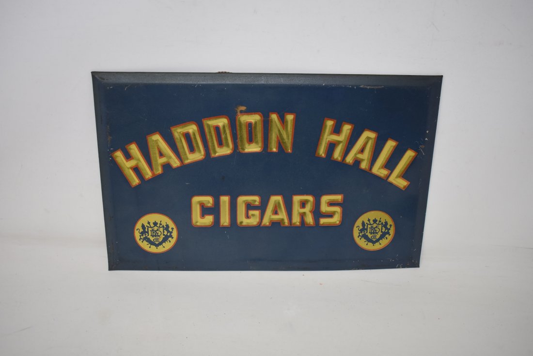 Vintage Haddon Hall Cigars Sign Advertising (1 of 2)