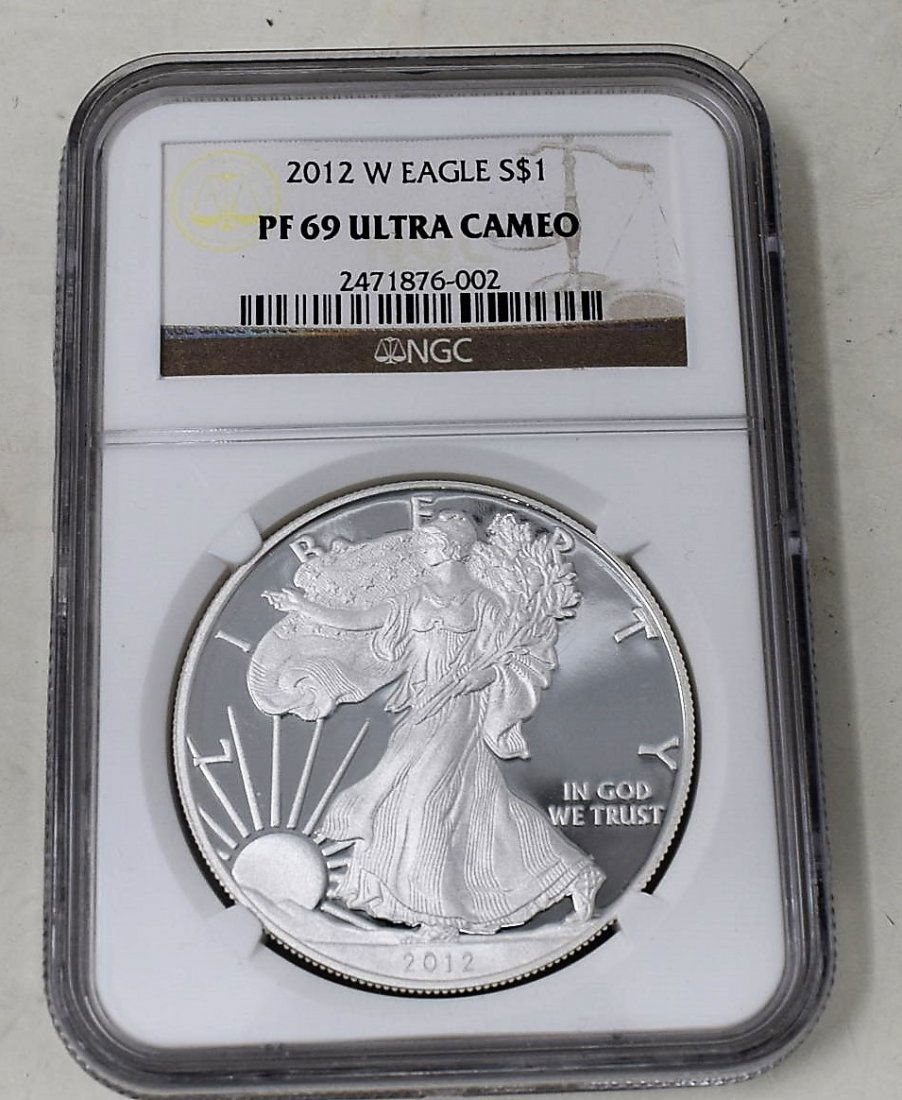 2012-W Silver Eagle NGC PF69 Ultra Cameo (1 of 2)