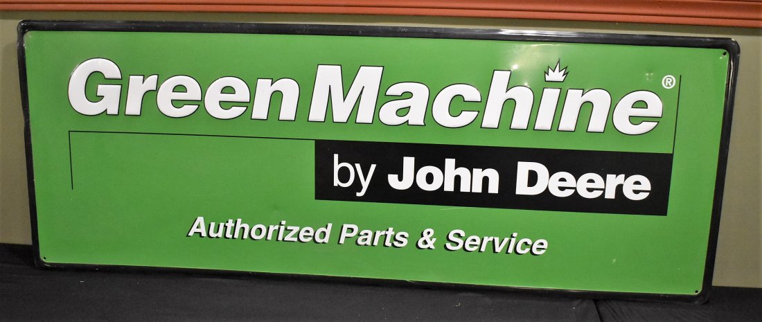 John Deere Green Machine Advertising Sign (1 of 2)