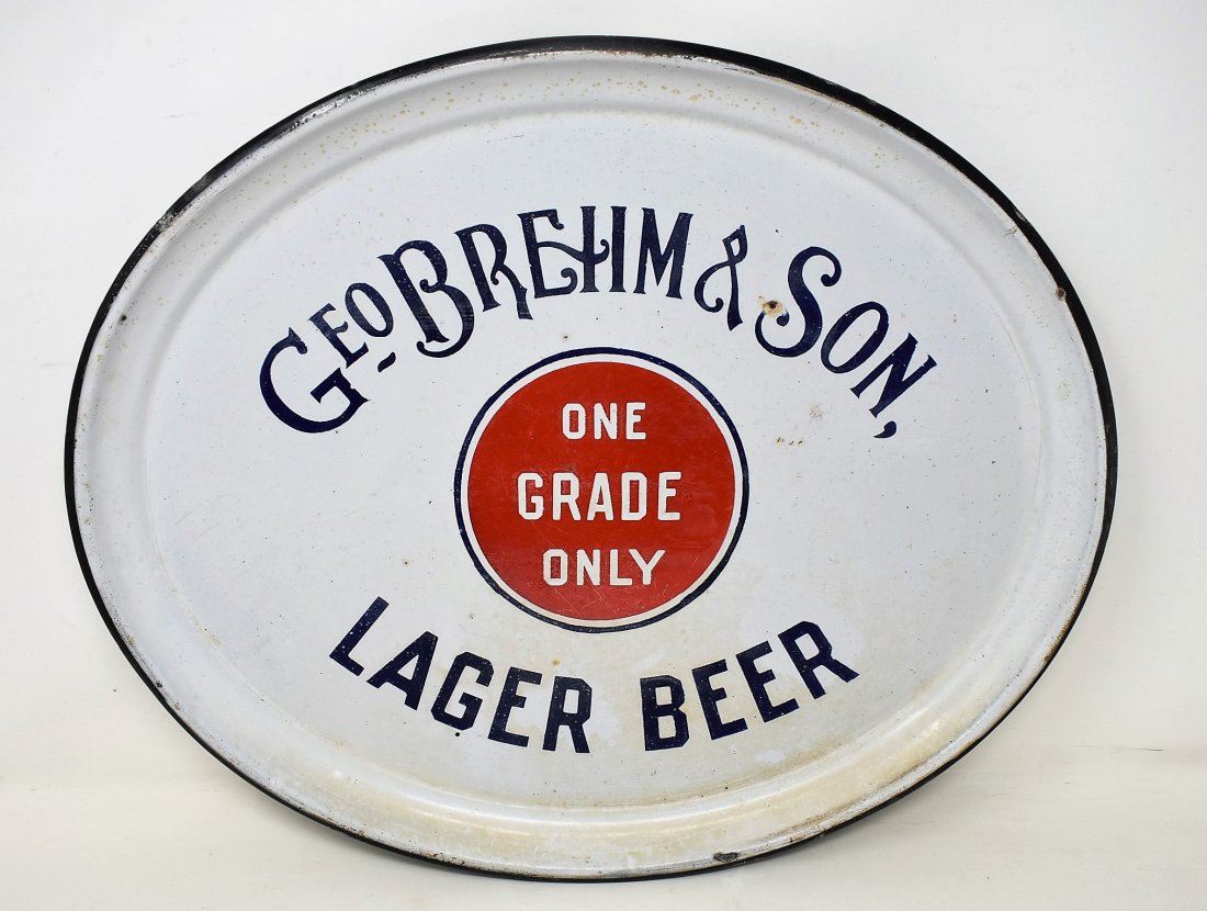 RARE Pre-Pro Brehm & Son Beer Tray (1 of 4)