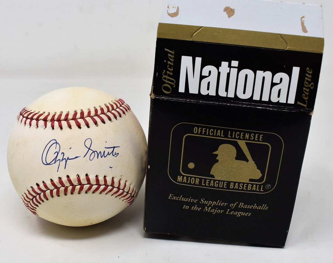 Cardinals HOF Ozzie Smith Autographed Baseball (1 of 3)