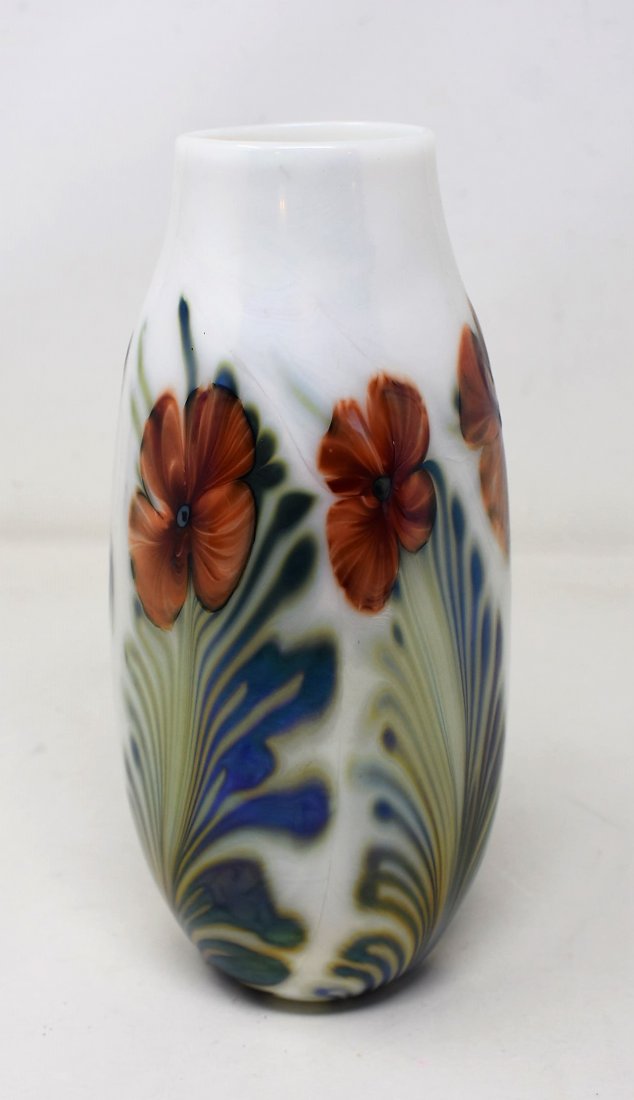 GORGEOUS 1977 Charles Lotton Multi-Flora Vase (1 of 7)