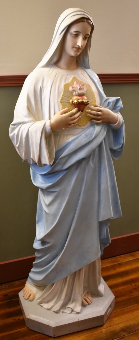 Life Size Daprato Statuary Virgin Mary Statue (1 of 4)