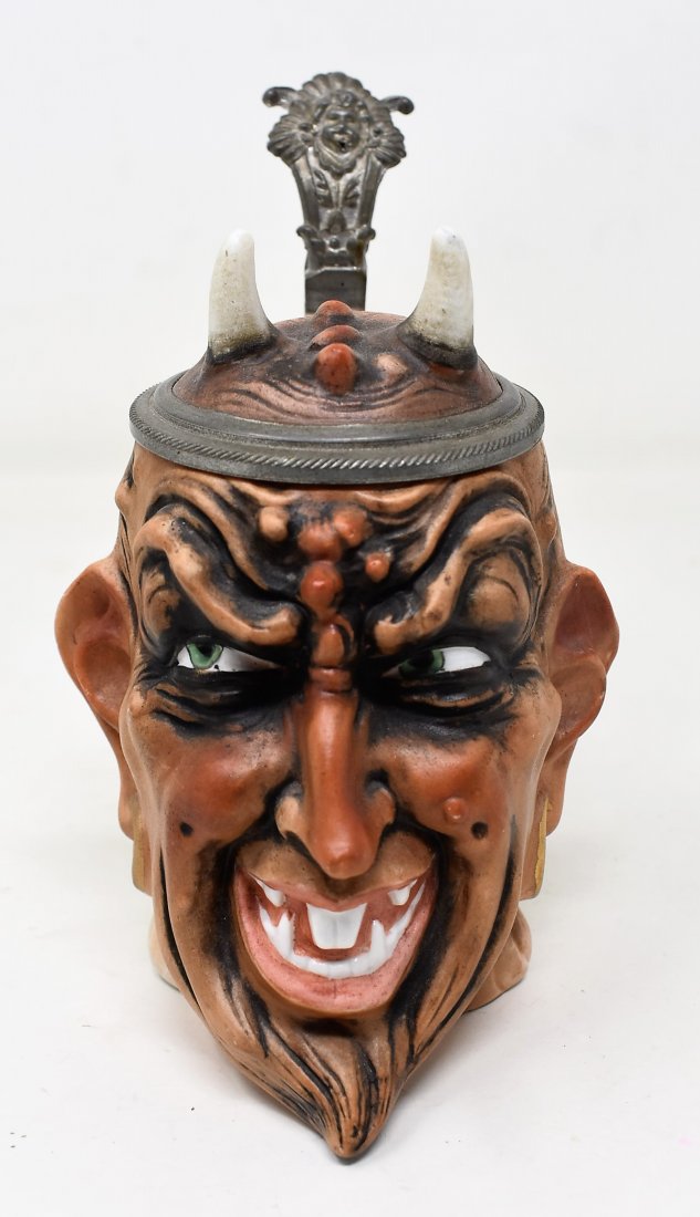 1/4 liter Bohne character  Devil Stein (1 of 8)