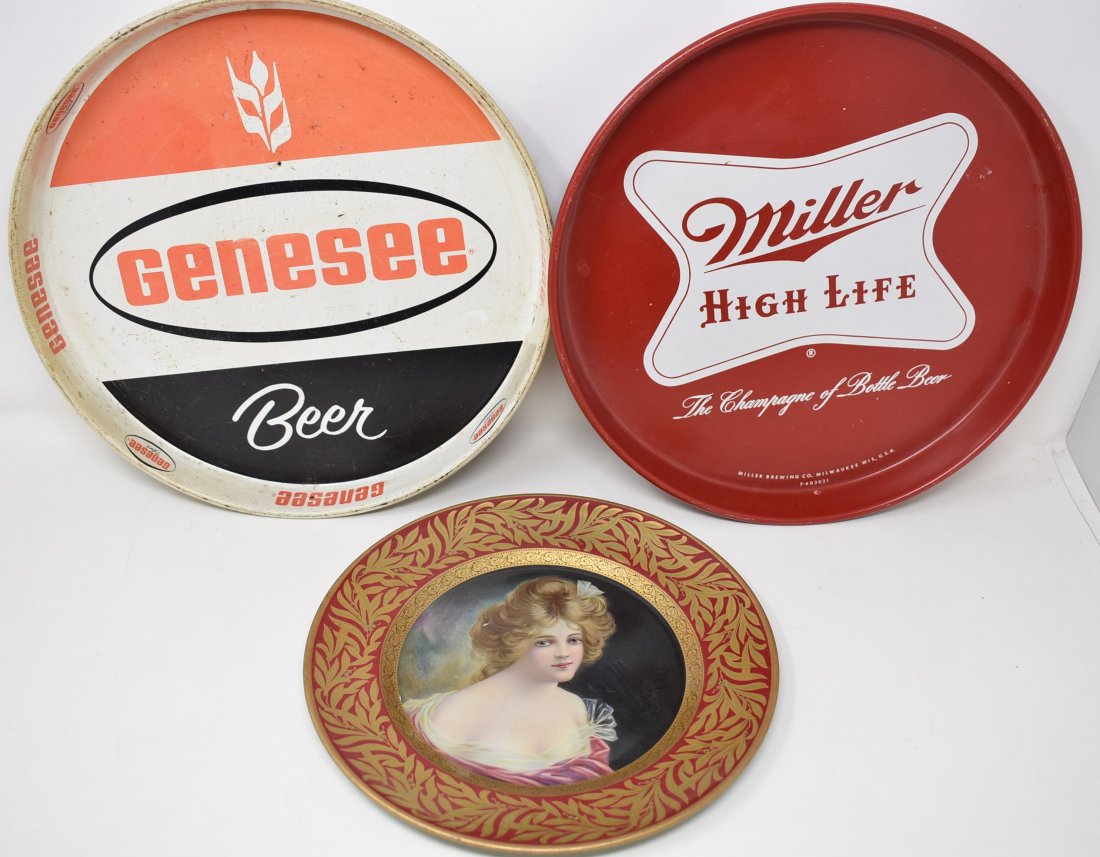 Lot of 3 Vintage Beer Trays royal vienna style (1 of 5)