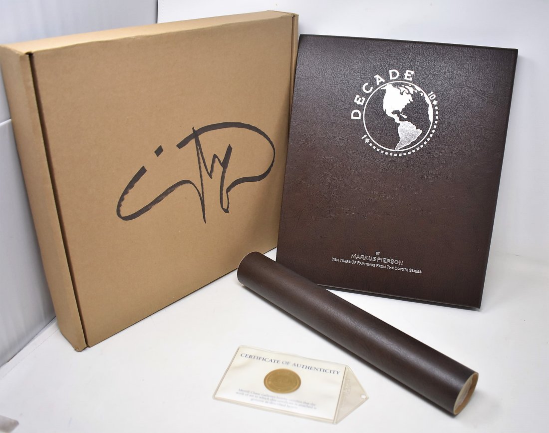 Markus Pierson LE Decade Book, Hand Pulled Print Signed (1 of 11)