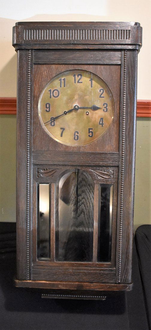 1902 Gustav Becker Wall Clock (1 of 7)