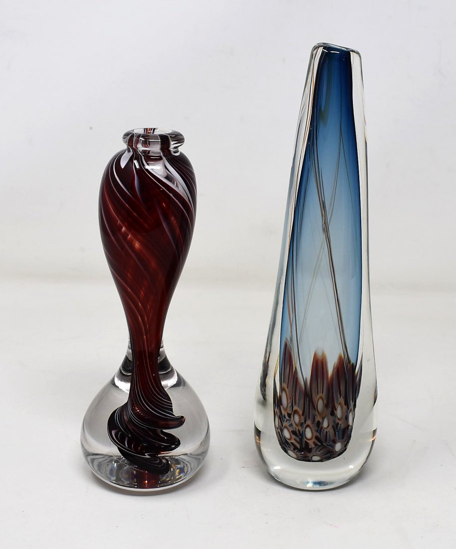 2 Art Glass Vases (1 of 5)