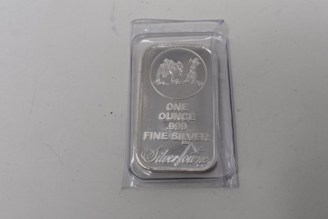 Silver Towne 1oz .999 Silver Bar (1 of 2)