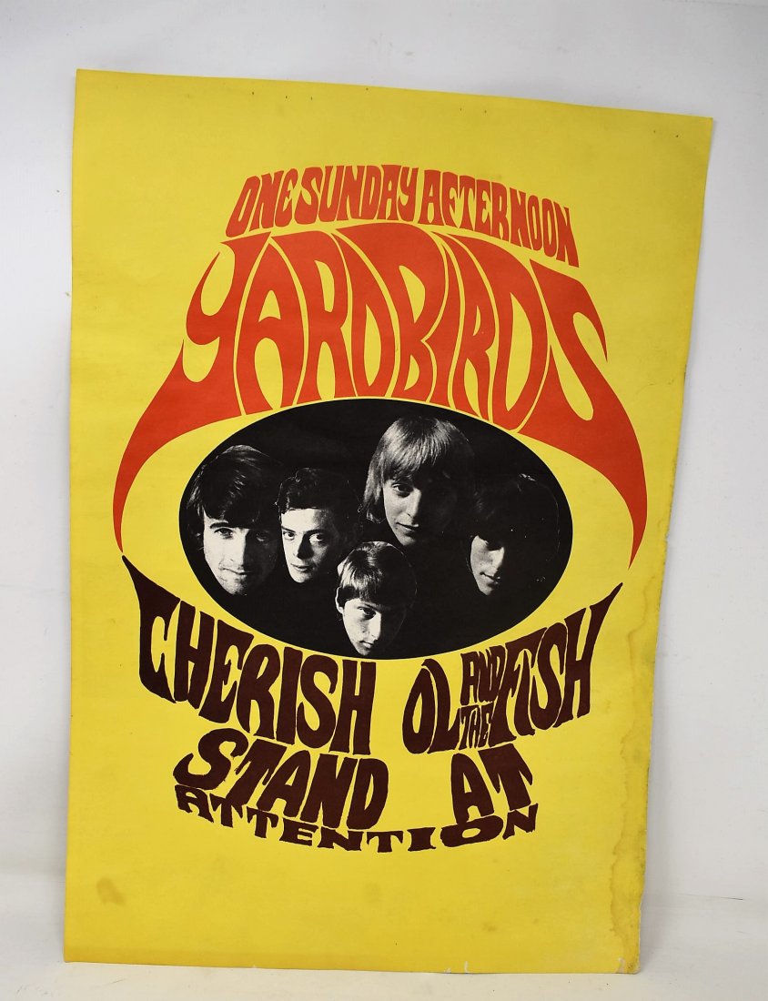 Vintage Yardbirds Poster (1 of 4)