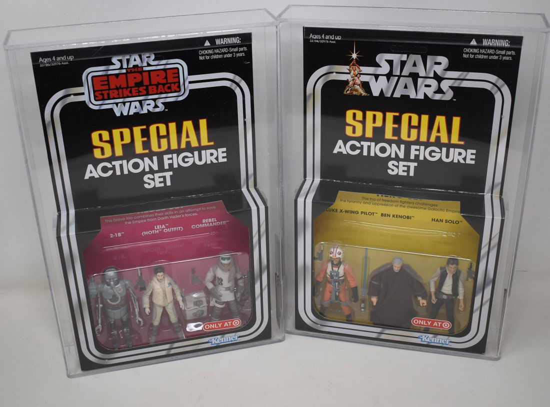 2 Star Wars Graded AFA 9 & 9.25 Target 3 Packs Sets (1 of 3)