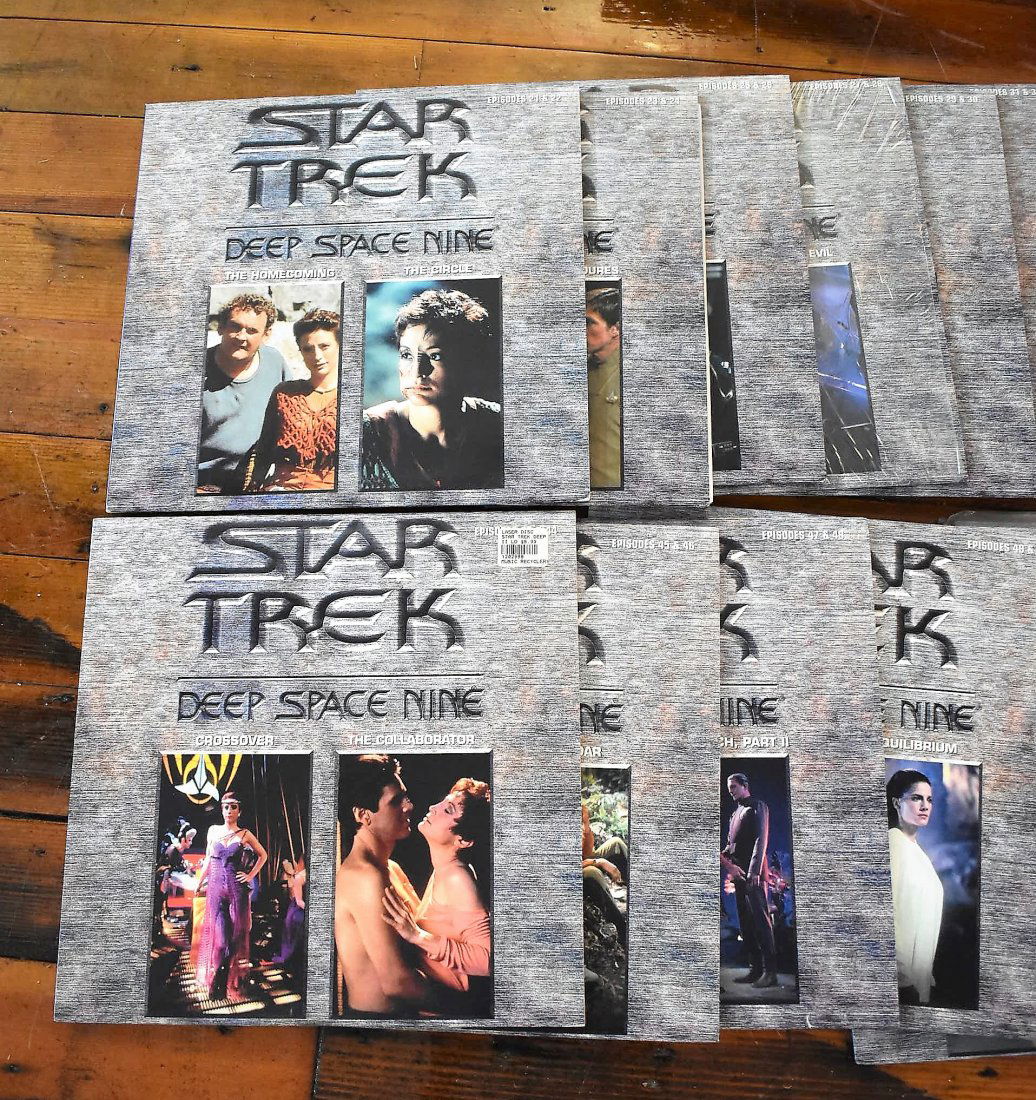 Entire Set of Star Trek Deep Space Nine Laser Discs (1 of 3)