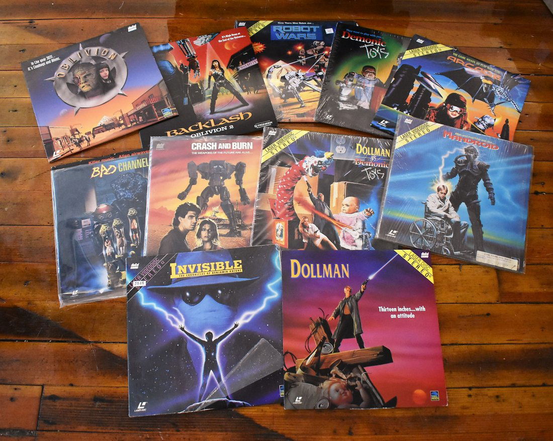 Lot of Full Moon "B" Movie Laser Discs (1 of 2)