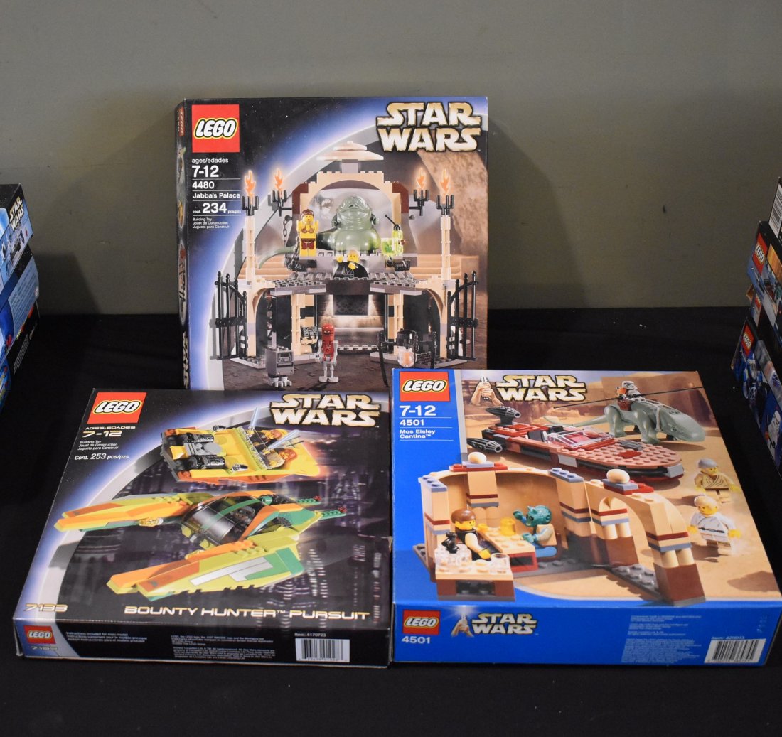 Lego Star Wars 3 sets w/ box Cantina Jabba's Palace +1 (1 of 4)