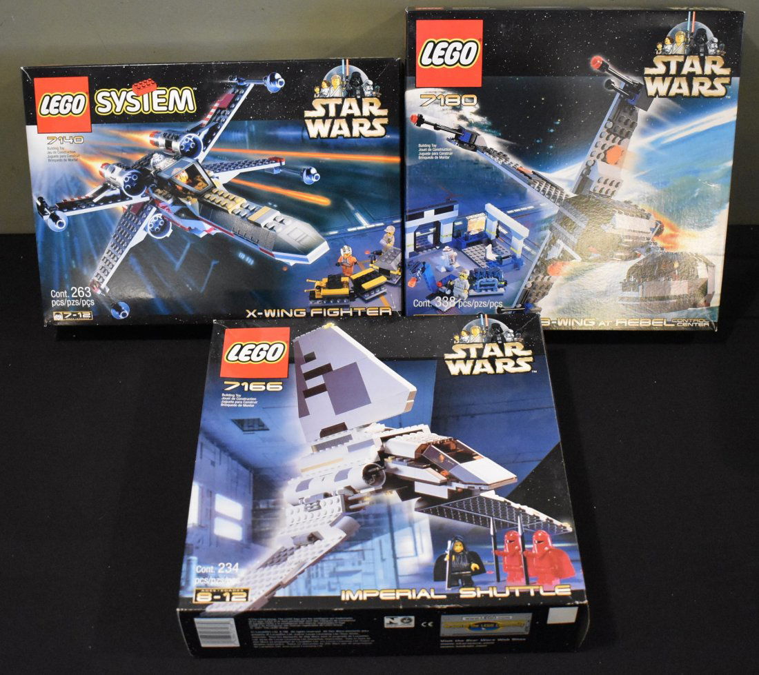 Lego Star Wars 3 sets w/ box B-Wing Imperial Shuttle +1 (1 of 4)