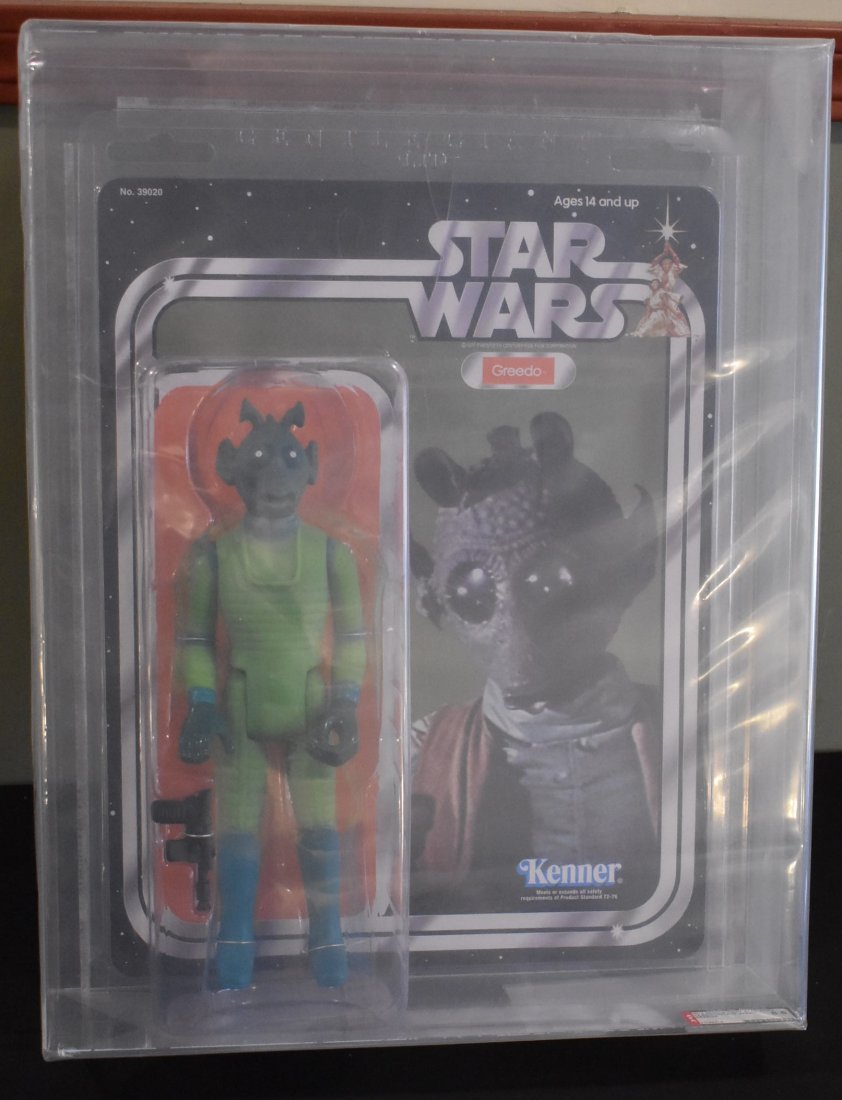 Gentle Giant Star Wars Vintage Jumbo Greedo AFA 8.5 (1 of 4)