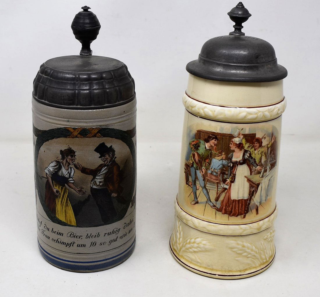 Pair of Vintage Beer Steins (1 of 7)