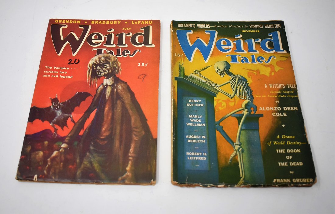 2 Vintage Weird Tales Magazines 1941 & 1947 (1 of 5)