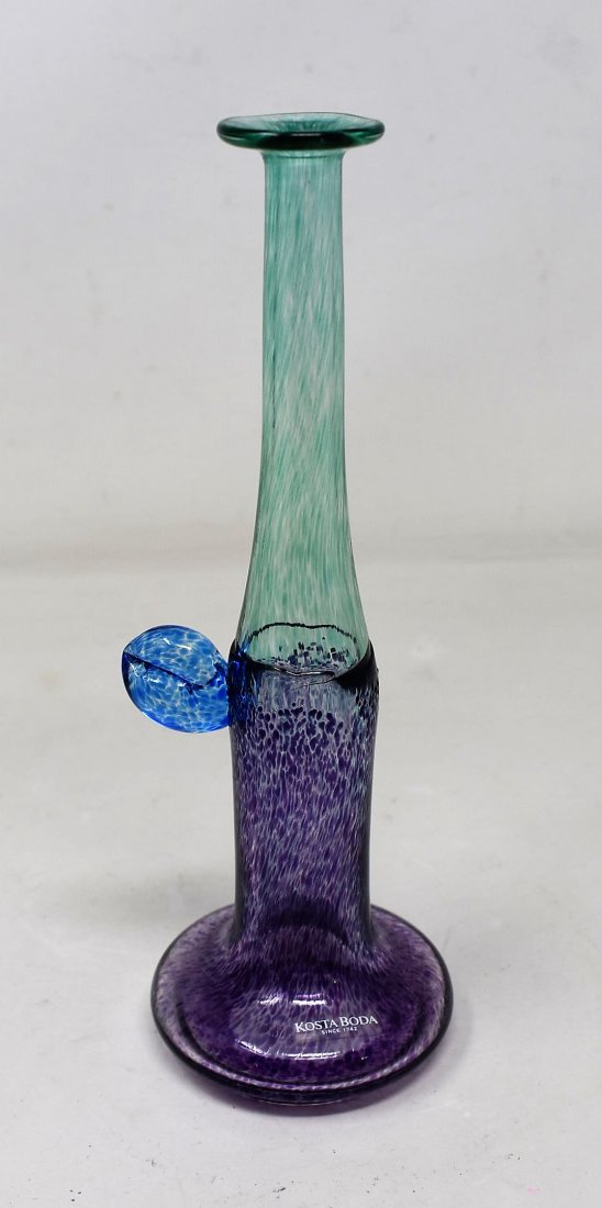 Signed Bertil Vallien Kosta Boda Vase (1 of 4)