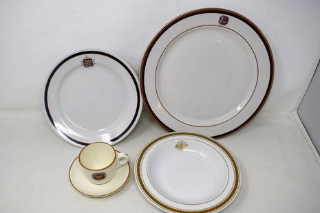 Group of Assorted Vintage Railroad China: A lot of Assorted Vintage Railroad China Pieces. All are in good condition.