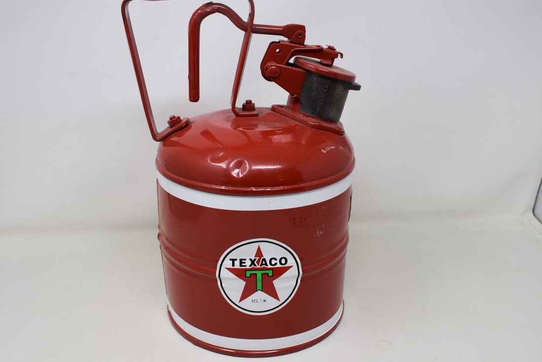 Refurbished Oil Can "Texaco" Justrite MFG Chicago (1 of 4)