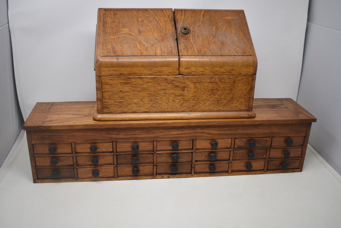 2 Small Antique Watchmakers Boxes (1 of 4)