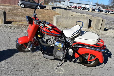 Cushman Eagle Motorcycle Motor Scooter with Extras CLEAN