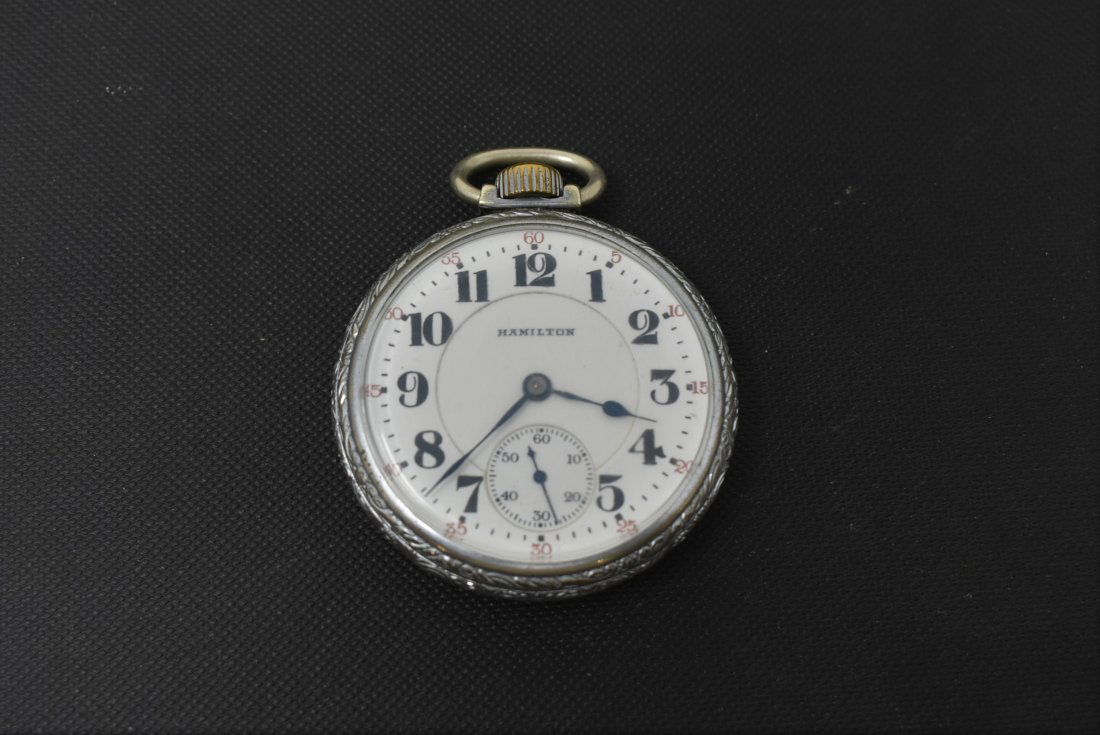 Antique 1924 Hamilton Pocket Watch 21 Jewel (1 of 3)
