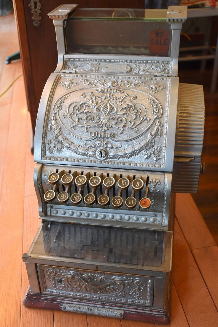 National Register Antique Candy Store Cash Register (0290) on Jan 14