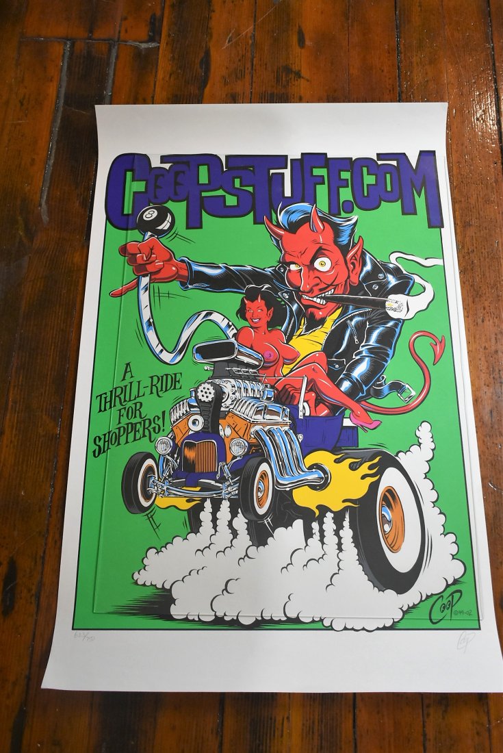 Coop Limited Edition Signed Screen Print & Poster Chris Cooper (1 of 7)