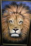 Original Large John Rattenbury Acrylic "Strength from Within" Lion Painting