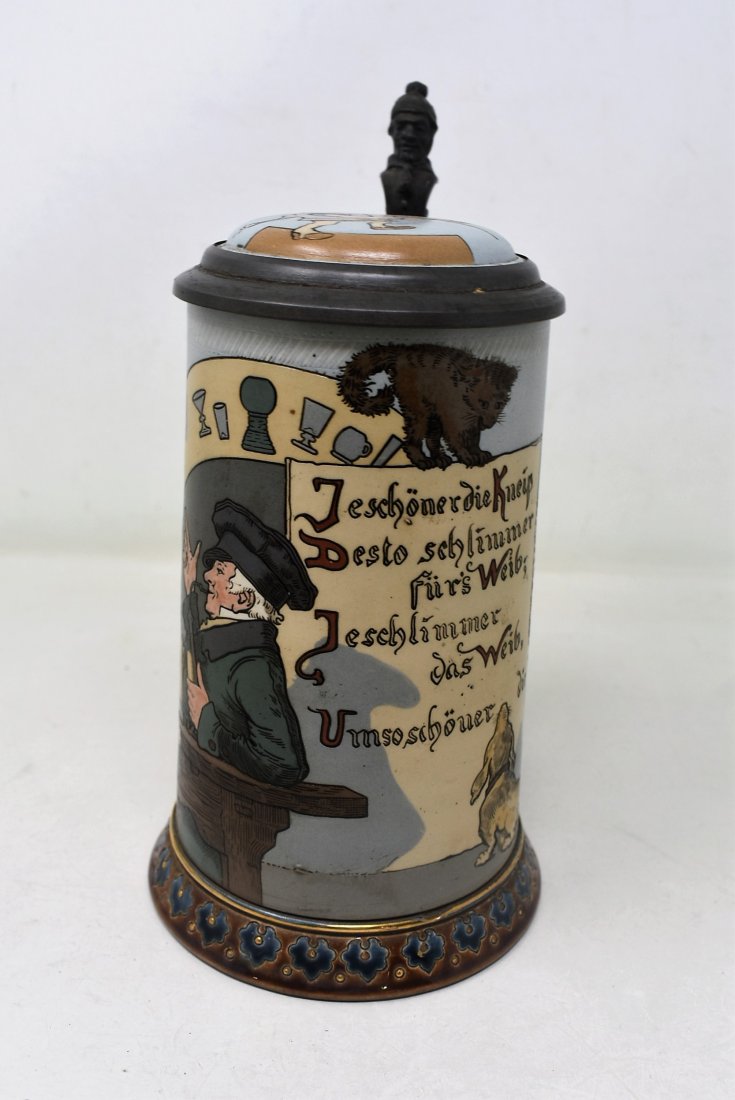 Mettlach 2090 1/2 Liter Etched Beer Stein (1 of 7)