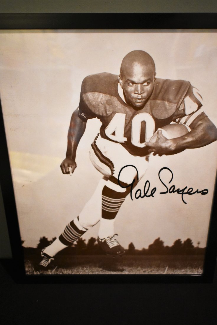 Gale Sayers Autographed Photograph Chicago Bears (1 of 2)
