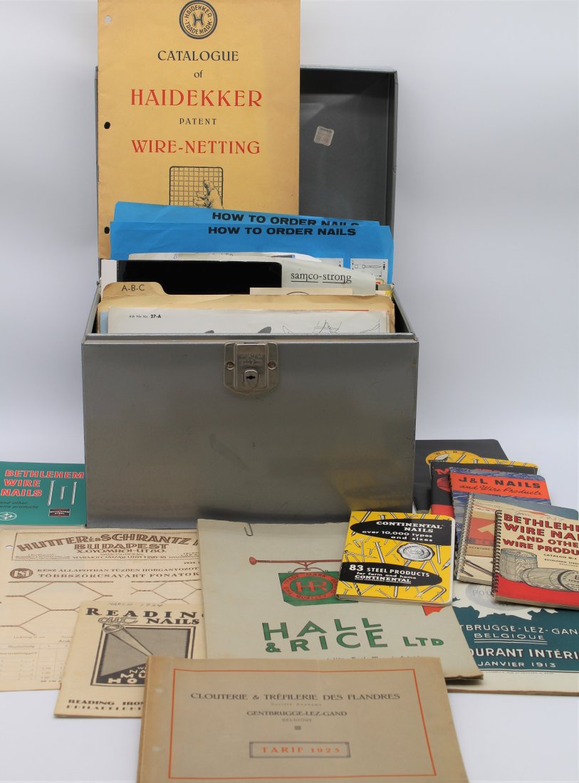 Large Lot of Vintage Nail Screw & Hardware Paper Ephemera 1913-1970s Wholesale Catalogs Advertising (1 of 20)