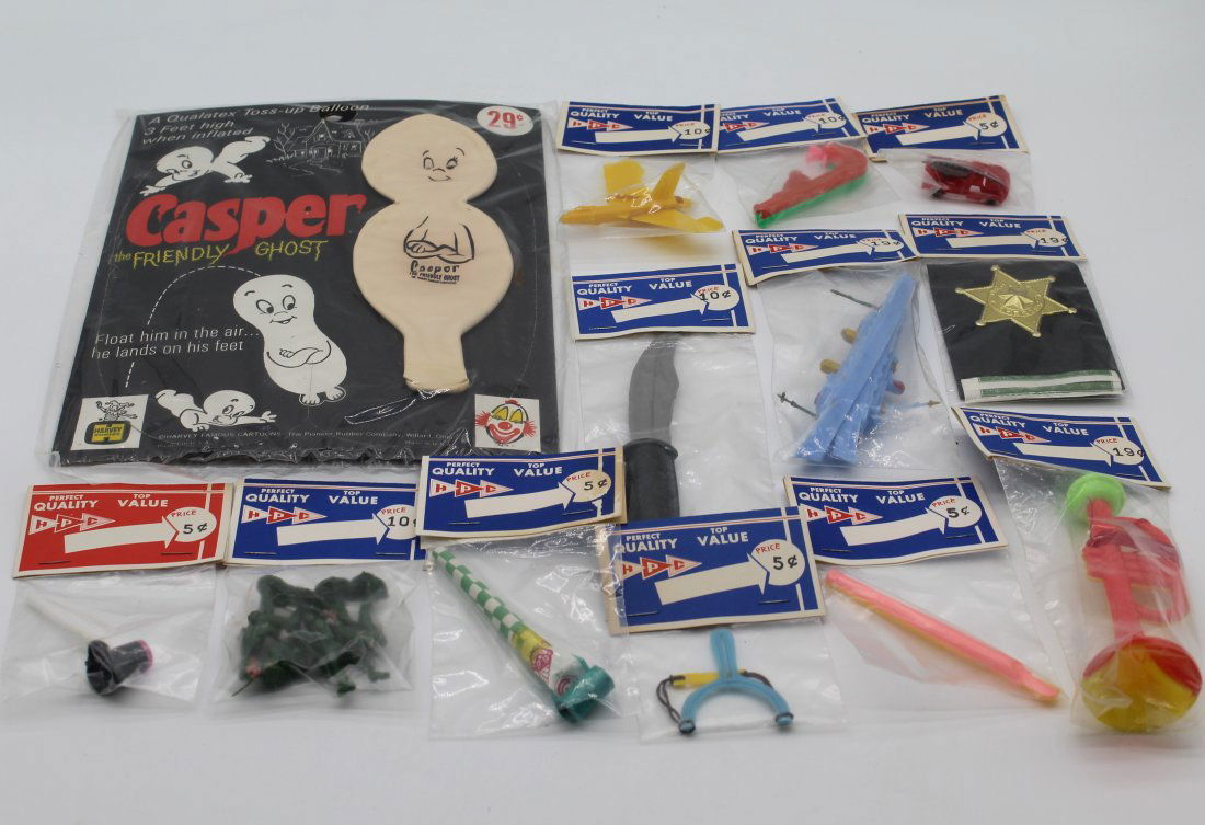 Dime Store Woolworths 5 and Dime Vintage NOS New old Stock Toys Casper the Friendly Ghost Balloon (1 of 6)