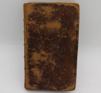 1760  Chrysal or The Adventures of A Guinea by an Adept Vol. 1: 1760 Chrysal or The Adventures of A Guinea Vol. 1 by. an Adept. Leather Binding is very worn, book is warped, pages are brittle, has tears and edge chips.