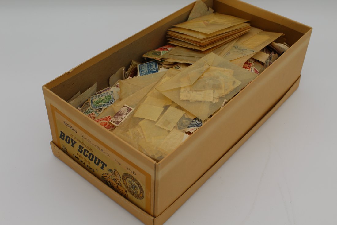 Gold Mine Unsearched Stamp Collection #4 (1 of 3)