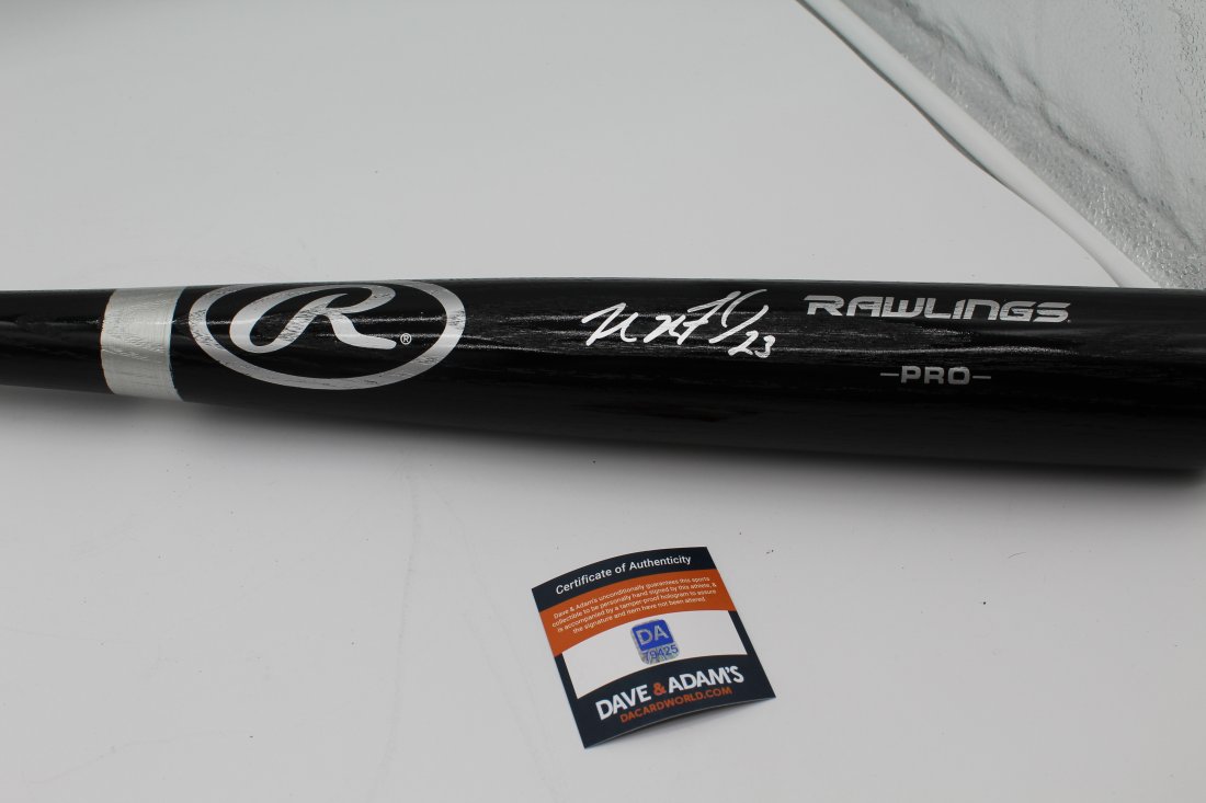 Micheal Brantly Autographed Signed Baseball Bat Dave & Adam's COA (1 of 7)
